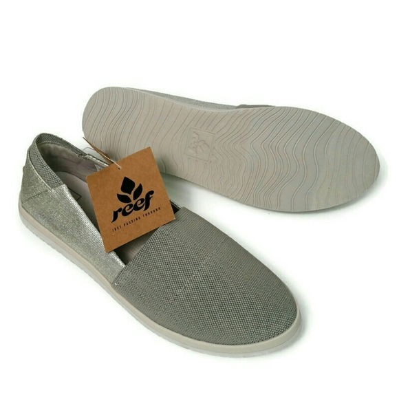 Reef Shoes - NEW Reef Rose TX Flat Slip On Shoe Women's Size 8